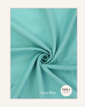 Premium Suede Fabric | Aqua Blue