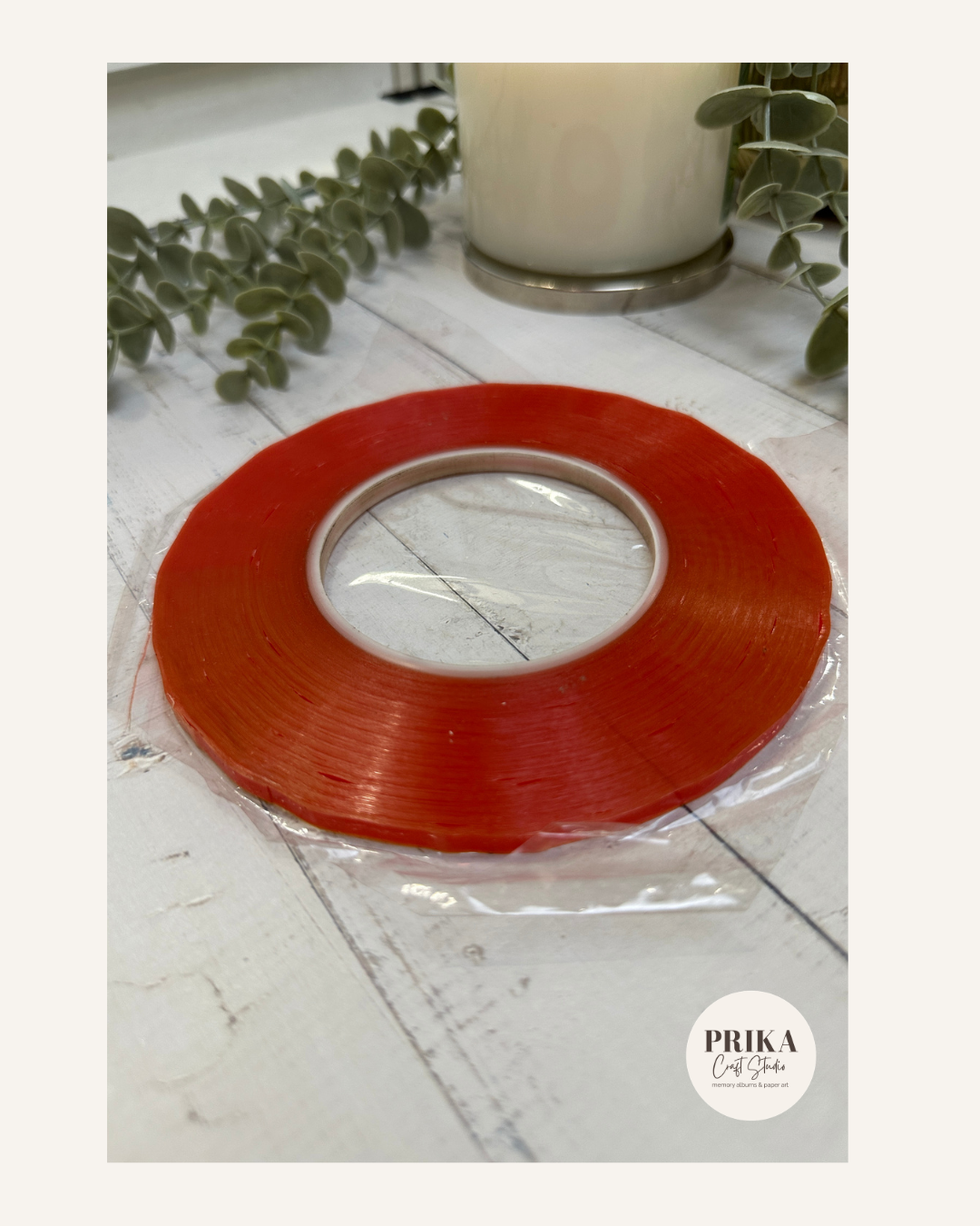 Red Tacky Tape | 1/4 Inches