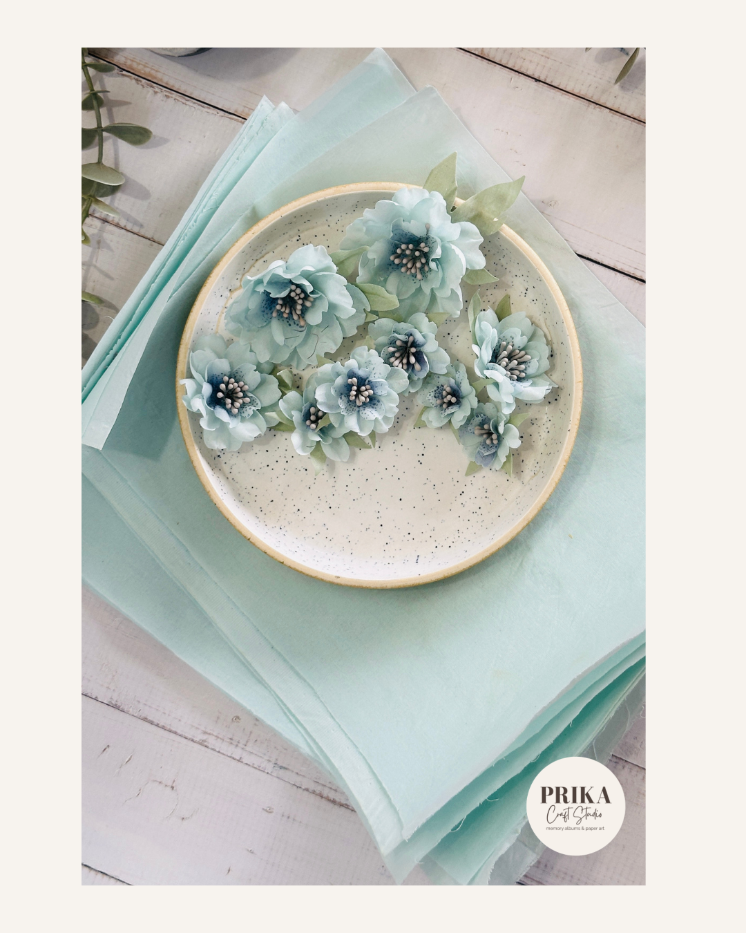 Floral Fabric | Sky Petal Blue