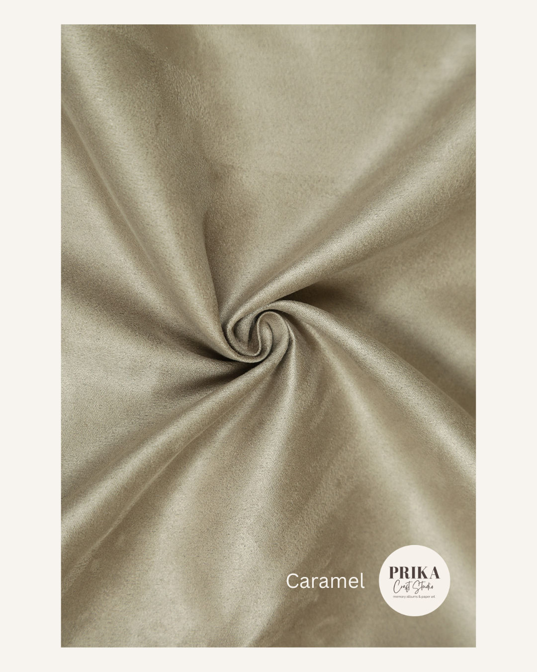 Premium Suede Fabric | Caramel