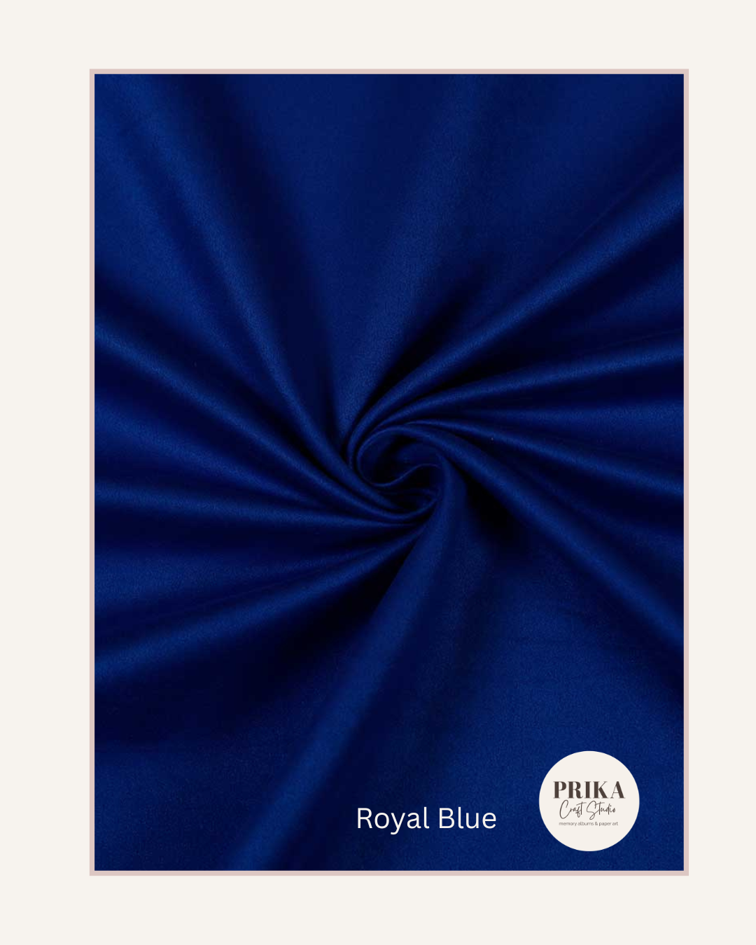 Premium Suede Fabric | Royal Blue