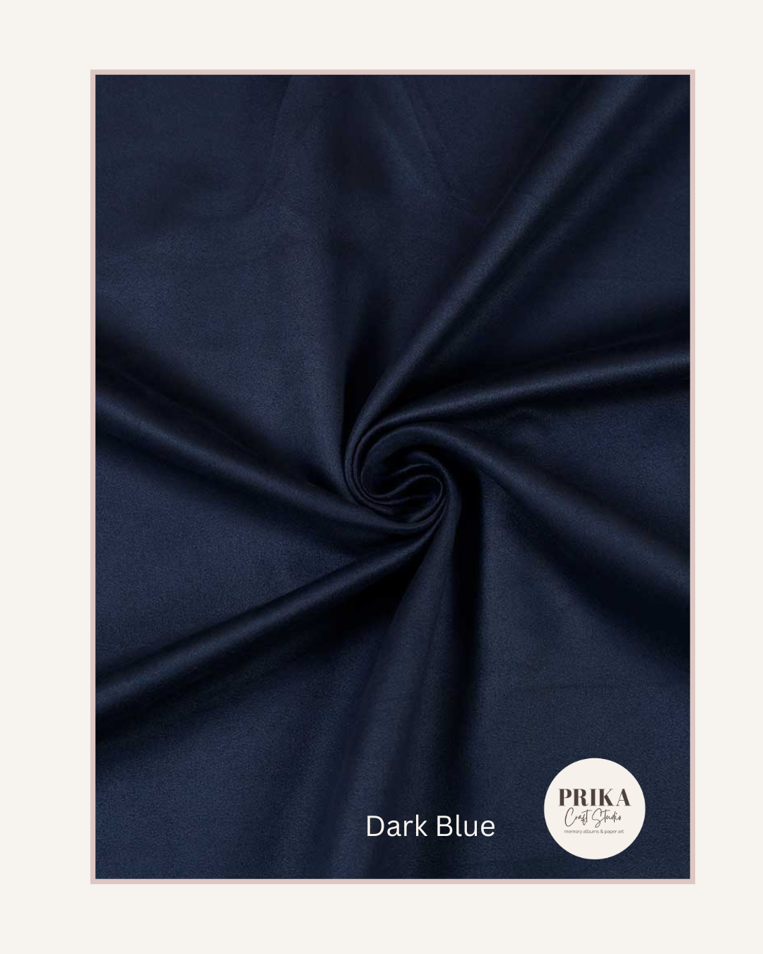 Premium Suede Fabric | Dark Blue