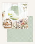Bunny & Bear | Neutral Baby Theme | Paper Collection |12*12 Inches