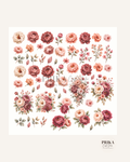 The Story in Bloom | Floral Theme | Element Sheet 2 | 12*12 Inches