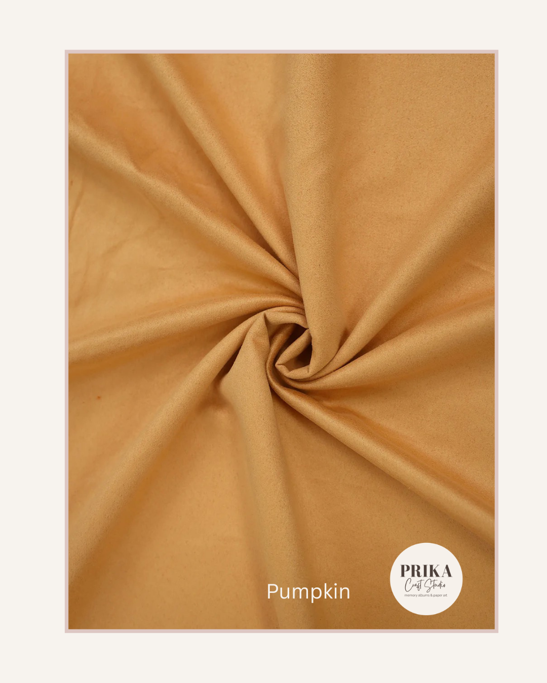 Premium Suede Fabric | Pumpkin