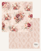 The Story in Bloom | Floral Theme | Paper Collection |12*12 Inches