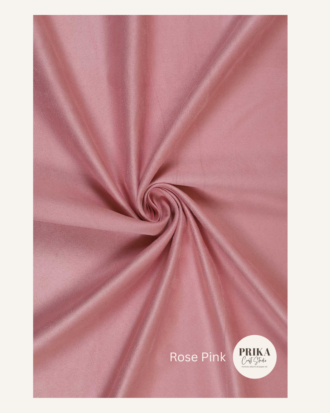 Premium Suede Fabric | Rose Pink