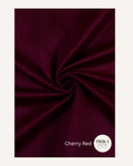 Premium Suede Fabric | Cherry Red