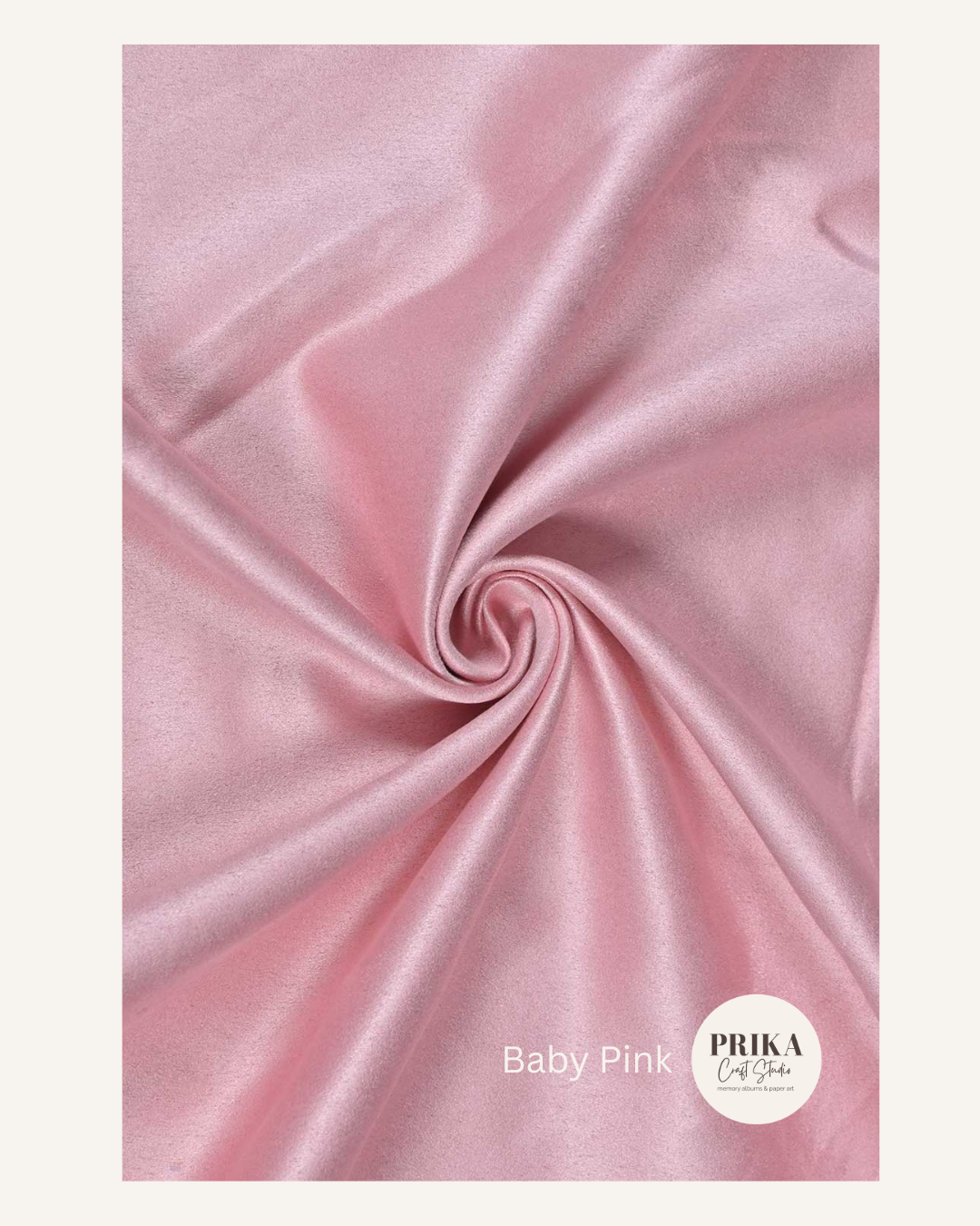 Premium Suede Fabric | Baby Pink